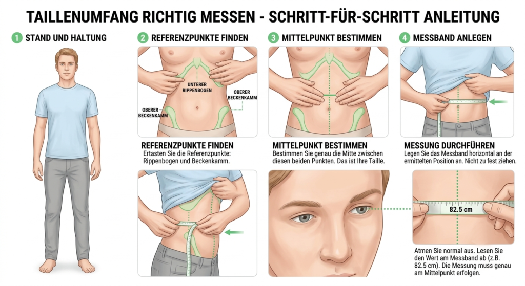 Bauchumfang richtig messen