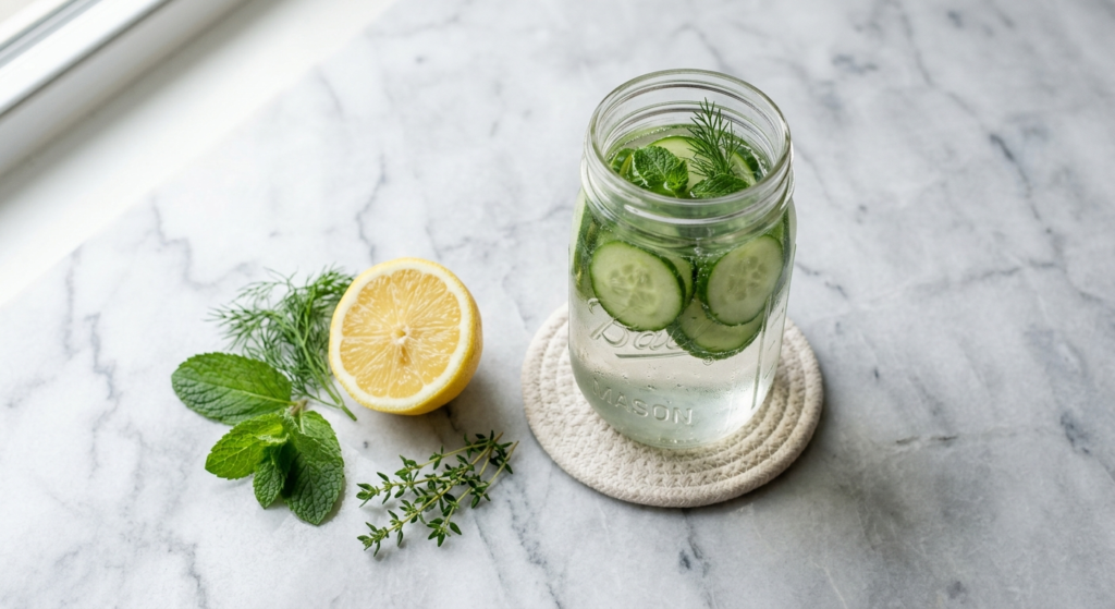 Natürliche Entgiftung durch Kräuterwasser – einfacher Bestandteil einer Darmsanierungskur
