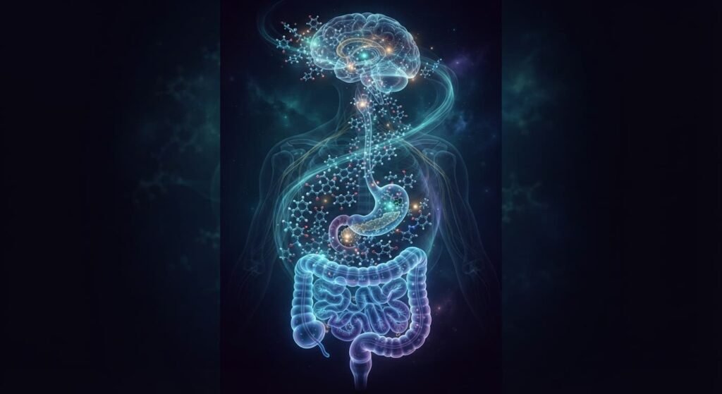 Serotonin-Produktion im Darm als Teil der Darm-Hirn-Achse