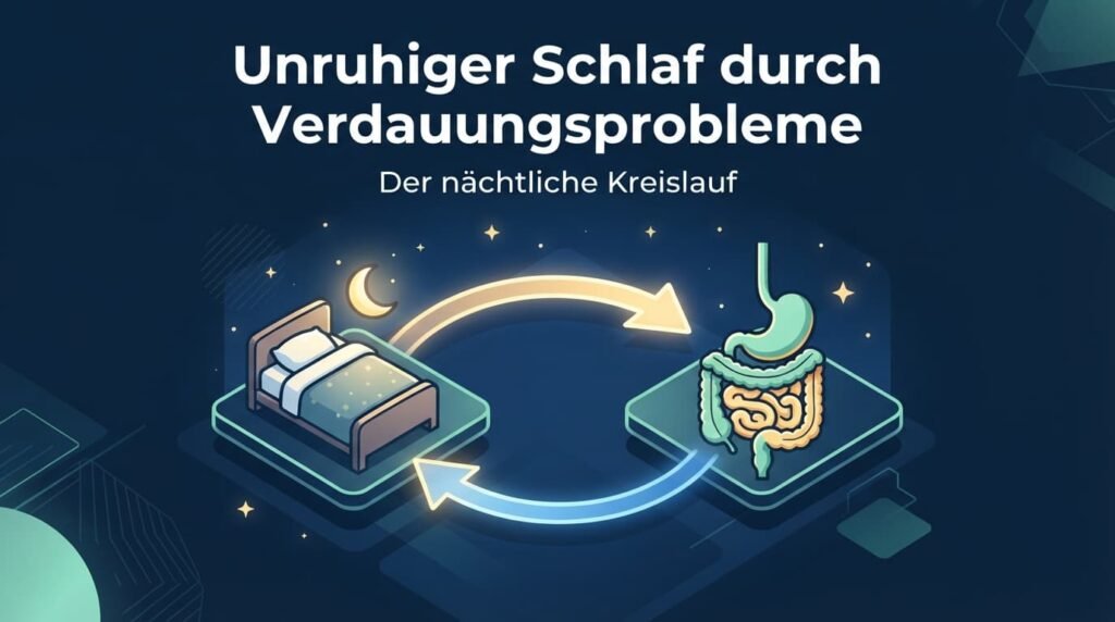 Unruhiger Schlaf durch Verdauungsprobleme